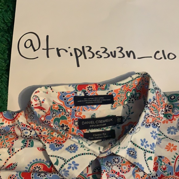 DANIEL CREMIEUX Long Sleeve Button down - Picture 3 of 4